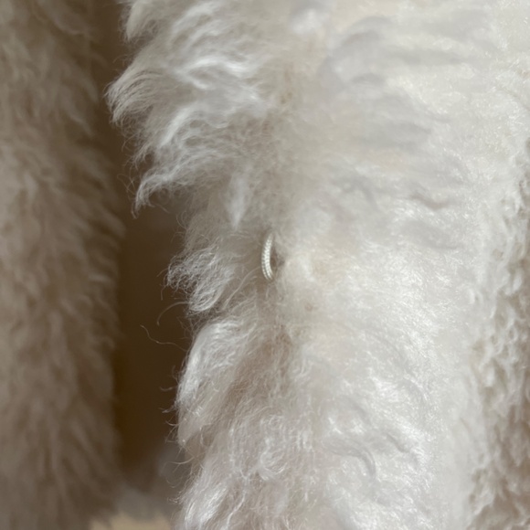 Zara white fur jacket lined M - Picture 9 of 9
